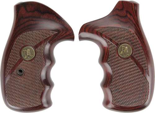 PACHMAYR LAMINATED WOOD GRIPS S&W K&L-FRAME RND BUTT ROSEWD
