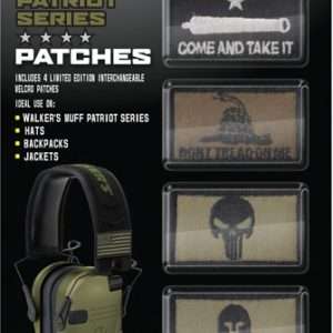 WALKERS PATRIOT PATCH KIT FOR PATRIOT MUFF AMERICAN FLAG 4PC