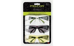 PELTOR SECUREFIT 400 EYE PROT 3-PACK
