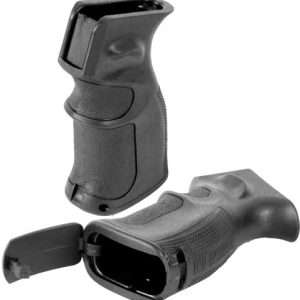 J&E AK47 ERGONOMIC OPERATOR PISTOL GRIP SINGLE GROOVE BLK