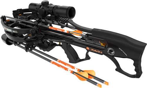 RAVIN CROSSBOW R26X W/3-ARROWS 400FPS SILENT COCK BLK