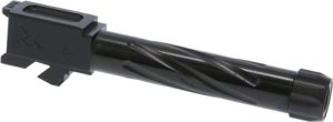 RIVAL ARMS BARREL THREADED 9MM BLACK PVD FOR GLOCK 19 G3/G4