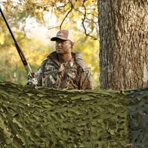 RED ROCK HUNTING SERIES CAMO NETTING 8'X10' WOODLAND CAMO