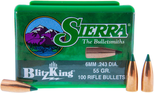 SIERRA BULLETS 6MM .243 55GR BLITZKING 100CT - Image 2