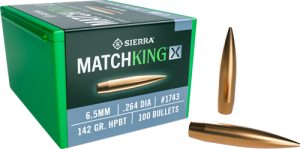 SIERRA BULLETS 6.5MM .264 142GR HP-BT MATCHKING X 100CT