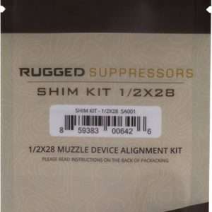 RUGGED SUPPRESSORS SHIM KIT 1/2X28