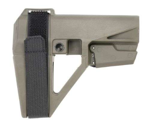 SB TACTICAL BRACE SBA5 OD GREEN ADJUSTABLE