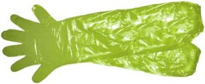 HME FIELD DRESSING GLOVES DISPOSABLE SHOULDER LENGTH 1PR