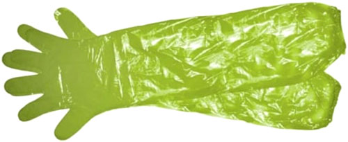 HME FIELD DRESSING GLOVES DISPOSABLE SHOULDER LENGTH 1PR