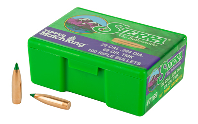 SIERRA TIPPED MK .224 69GR 100CT