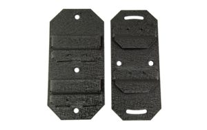 SKULL HOOKER LRG SHLDR FLUSH MNT BLK