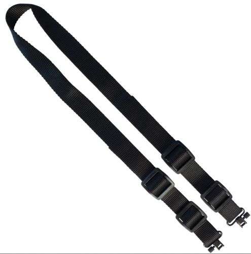 US TACTICAL D6: HUNTING SLING 2-POINT SLING 1.25" BLACK