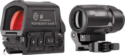 SIG RED DOT/MAGNIFIER COMBO ROMEO8T/JULIET3 AMR BLACK