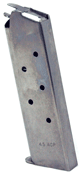 COLT MAGAZINE GOVERNMENT & COMMANDER 45ACP 7RD STAINLESS