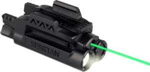 LASERMAX LASER/LIGHT RAIL MOUNT SPARTAN GREEN/WHITE LED
