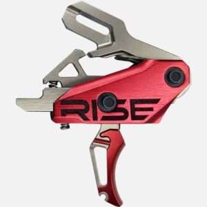 RISE TRIGGER REV 535 SLIDE AND SNAP BUILT IN PINS SILVER/RED