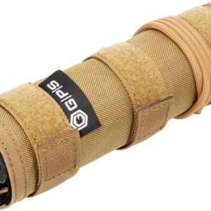 GPS TACTICAL SUPPRESSOR COVER 7.5" TAN