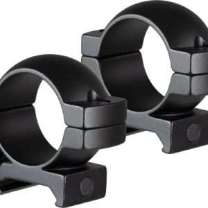 TRUGLO RINGS 1" MEDIUM MATTE BLACK WEAVER/PICATINNY ALUMNM