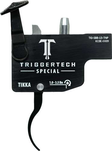 TRIGGERTECH TIKKA SINGLE STAGE BLACK SPECIAL CURVED