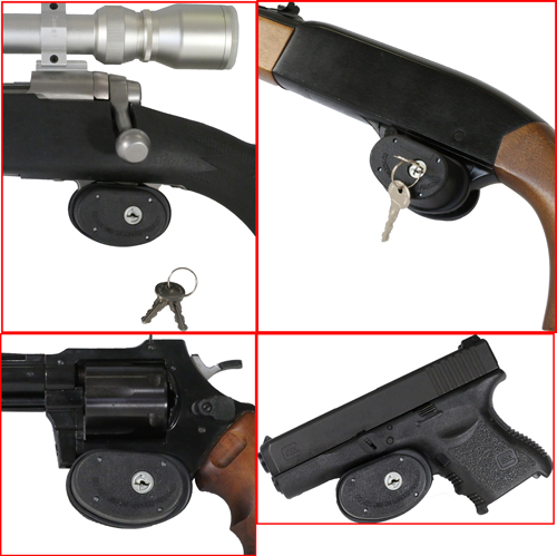REGAL TRIGGER GUARD GUN LOCK 1-PK W/2 KEYS CA APPROVED - Image 2