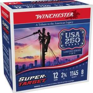 WINCHESTER TARGET 12GA 2.75" 1-1/8OZ #8 1145FPS 250RD CASE