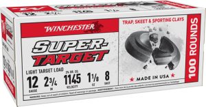 WINCHESTER TARGET 12GA 2.75" 1-1/8OZ #8 1145FPS 200RD CASE