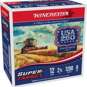 WINCHESTER TARGET 12GA 2.75" 1-1/8OZ #8 1200FPS 250RD CASE