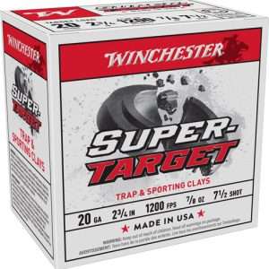WINCHESTER TARGET 20GA 2.75" 7/8OZ #7.5 250RD CASE