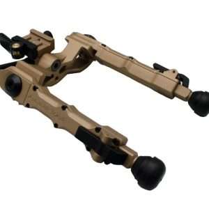 ACCU-TAC BIPOD WIDE BODY RIFLE 7.5" MAX HEIGHT PICATINNY TAN