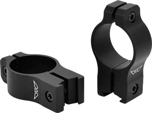 WARNE VAPOR 1" HGH MATTE RINGS ALUMINUM FITS 3/8-11MM DVETAIL