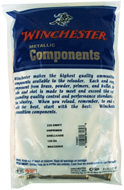 WINCHESTER UNPRIMED CASES 220 SWIFT 100 PACK 20PK/CS
