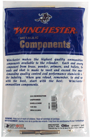 WINCHESTER UNPRIMED CASES 222 REMINGTON 100 PACK 20PK/CS