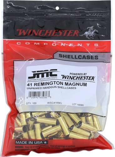 WINCHESTER UNPRIMED CASES 41 REM MAG 100 PACK 20PK/CS