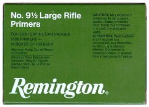 REMINGTON PRIMERS LARGE RIFLE 5000 PACK CASE