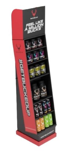 BUCKED UP TOP SELLER RETAIL DISPLAY DROPSHIP ONLY
