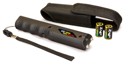 PSP ZAP STUN ZAP STICK BLACK W/FLASHLIGHT 800000 VOLTS