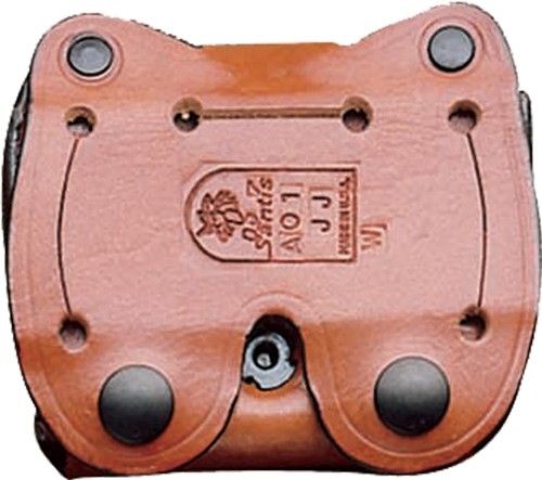 DESANTIS DOUBLE MAG POUCH OWB LEATHER SINGLE STACK 10/45 TAN - Image 2