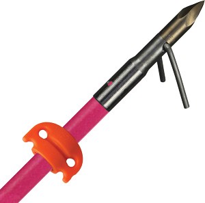 AMS BOWFISHING FIBERGLASS ARROW CHAOS POINT PINK W/SS - Image 2