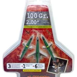 SWHACKER BROADHEAD 2-BLADE 100GR 2" CUT 3/PK