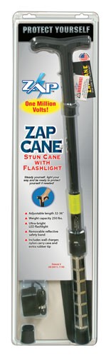 PSP ZAP STUN CANE W/ LED LIGHT ADJ 32-36" 1000000 VOLTS - Image 3