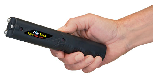PSP ZAP STUN ZAP STICK BLACK W/FLASHLIGHT 800000 VOLTS - Image 2