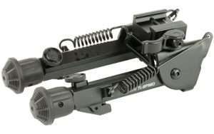 UTG SPR DTY BIPOD W/QD LVR MNT 6"-8"