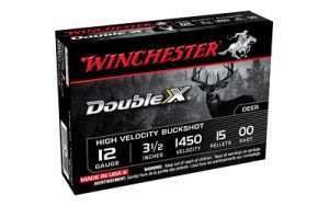 WIN DBLX 12GA 3.5" 00BK 15PLT 5/250