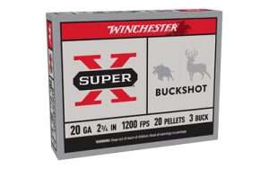 WIN SUPERX 20GA 2.75 #3BK 20PL 5/250