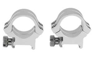 WEAVER QUAD LOCK RNGS 1" HI SLVR